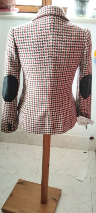 Chaqueta Houndstooth Talla 38
