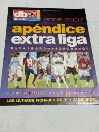 Revista Don Balón Extra Liga 2006-07 con apéndice