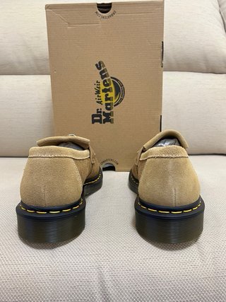 Mocassini Dr. Martens Pelle Beige/Marrone Tg 45