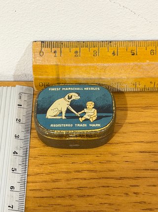 Cajita de agujas para gramófono Marschall Needles