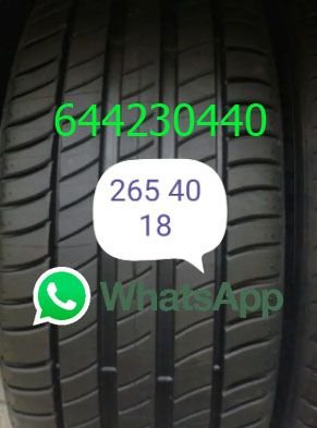 Neumaticos 265/40 R18