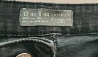Calça Jeans Skinny Primark Cinza