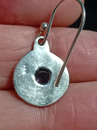 Pendientes Plata Ley Amatista