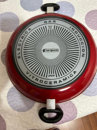 Paellera antiadherente apta para induccion