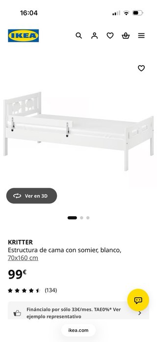 Camas infantiles IKEA KRITTER