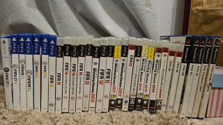 Collezione FIFA 2004-2022 PS2, PS3, PS4