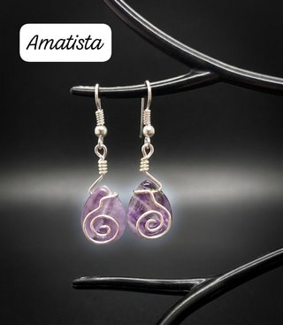 Pendientes Amatista Personalizados