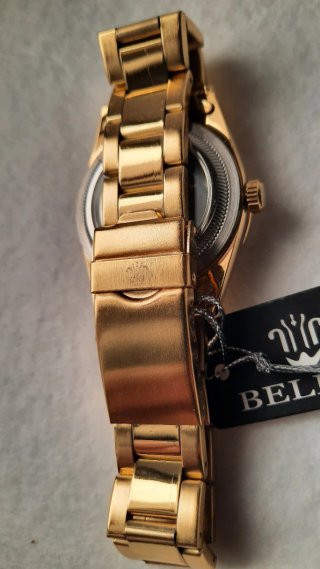 Orologio BELLOS Automatico Uomo Blu Oro