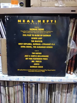 Neal Hefti Conducts Batman Theme LP