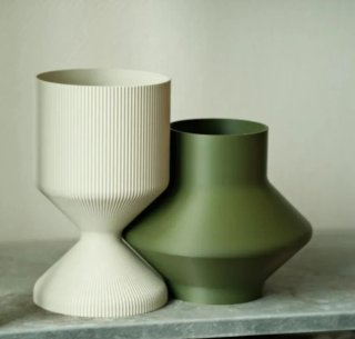 Set 2 Vasi Design 3D