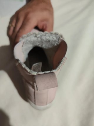 Botas rosas niña talla 31