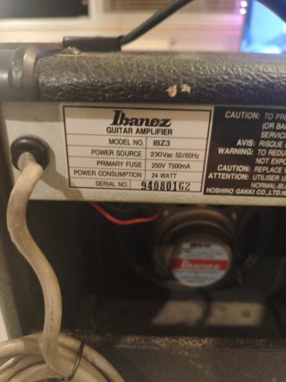 Ibanez IBZ3 Amplificador de Guitarra