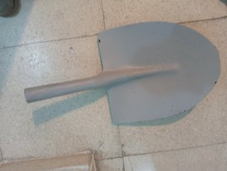 Pala de metal sin mango