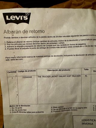 Chaqueta Levi's x Star Wars Edición limitada