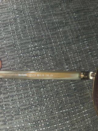 Gafas de sol Ralph Lauren doradas y marrones