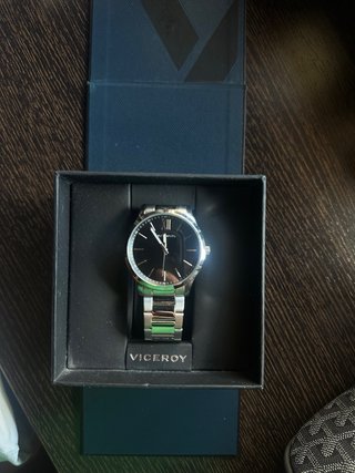 Reloj Viceroy Negro y Plateado