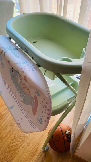 Cambiador Bañera Bebé Plegable Verde