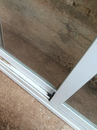 Balconera aluminio cristal seguridad 155x205