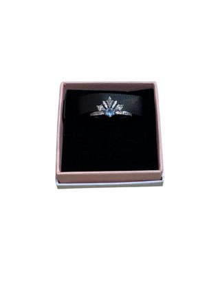 Anello Pandora Disney Frozen Argento Blu