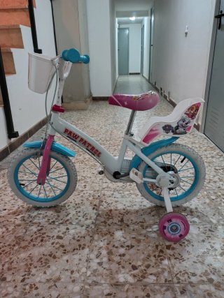 Bicicleta Paw Patrol niña 2-5 años