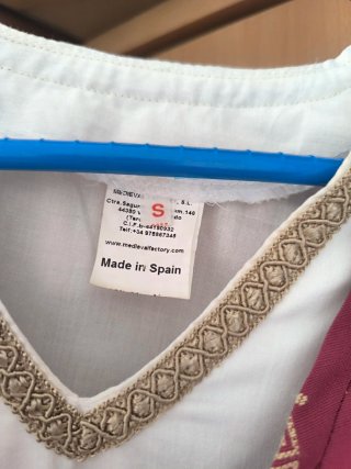Traje Medieval Talla Única