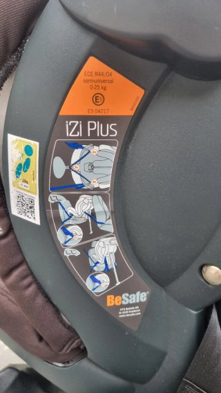 Silla coche BeSafe Izi Plus a contramarcha 0-25 kg