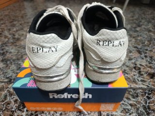 Zapatillas Replay Blancas Perlas