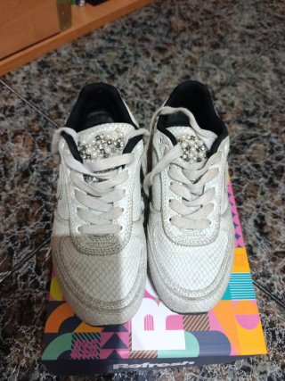 Zapatillas Replay Blancas Perlas