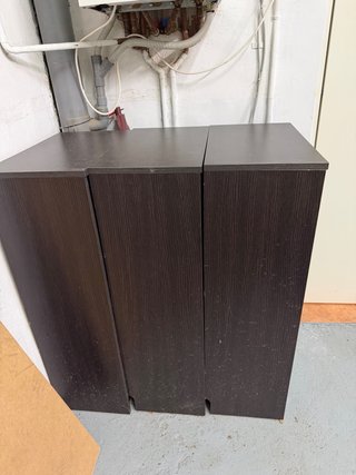 3 Zapateros  Ikea Bissa Negro