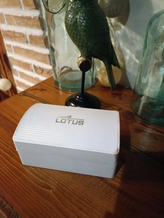 Joyero Lotus Beige y Blanco