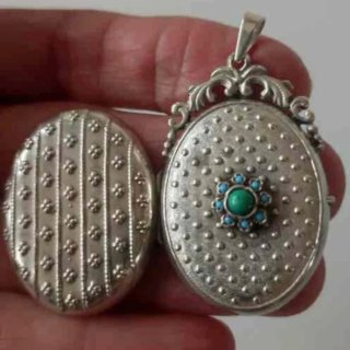 Relicario Vintage Plata de Ley