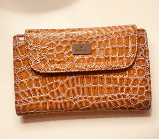 Monedero Billetero Guy Laroche Cocodrilo