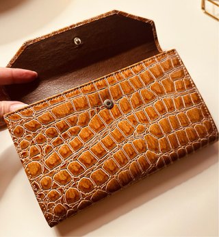 Monedero Billetero Guy Laroche Cocodrilo