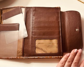 Monedero Billetero Guy Laroche Cocodrilo