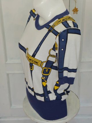 Love Moschino Camiseta Estampada Hebillas