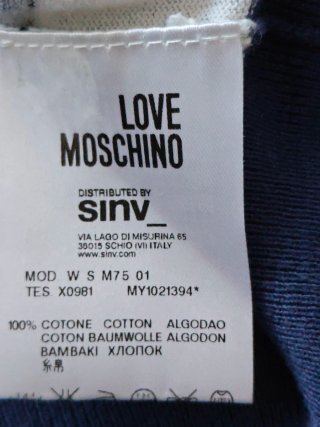 Love Moschino Camiseta Estampada Hebillas