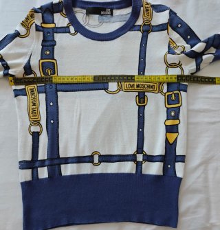 Love Moschino Camiseta Estampada Hebillas