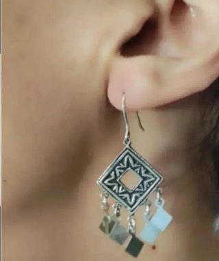 Pendientes Plata de Ley Multicolor