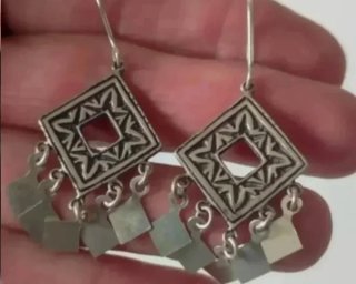 Pendientes Plata de Ley Multicolor