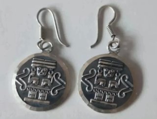 Pendientes Plata de Ley Multicolor
