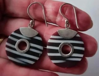 Pendientes Plata de Ley Multicolor