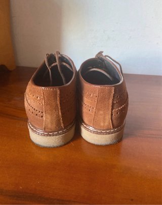 Scarpe stringate scamosciate fondo para