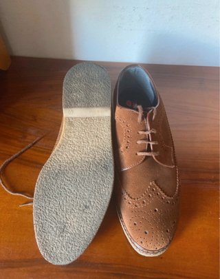 Scarpe stringate scamosciate fondo para