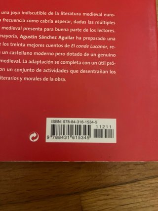 El Conde Lucanor N/c