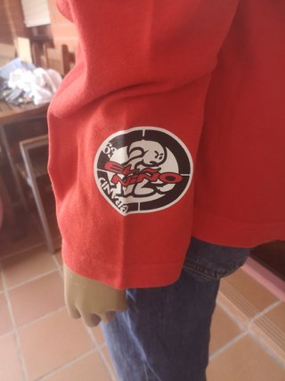 Camiseta El Niño Manga Larga Roja