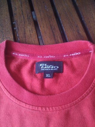 Camiseta El Niño Manga Larga Roja