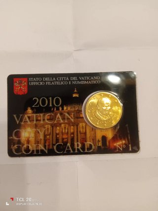 Divisionale FDC 2010 Vaticano + Coincard