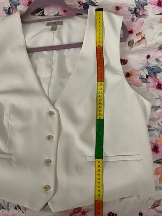 Chaleco H&M Blanco/crudo