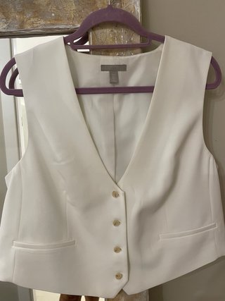 Chaleco H&M Blanco/crudo