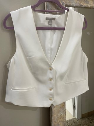 Chaleco H&M Blanco/crudo